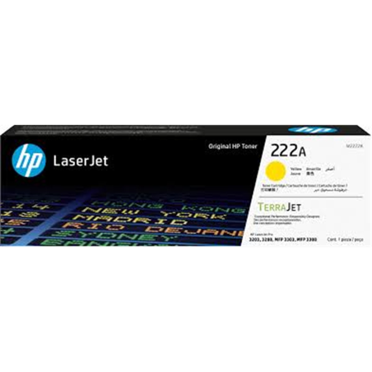 Toner Hp 222A W2222A Yellow 1200 Paginas Color Laserjet