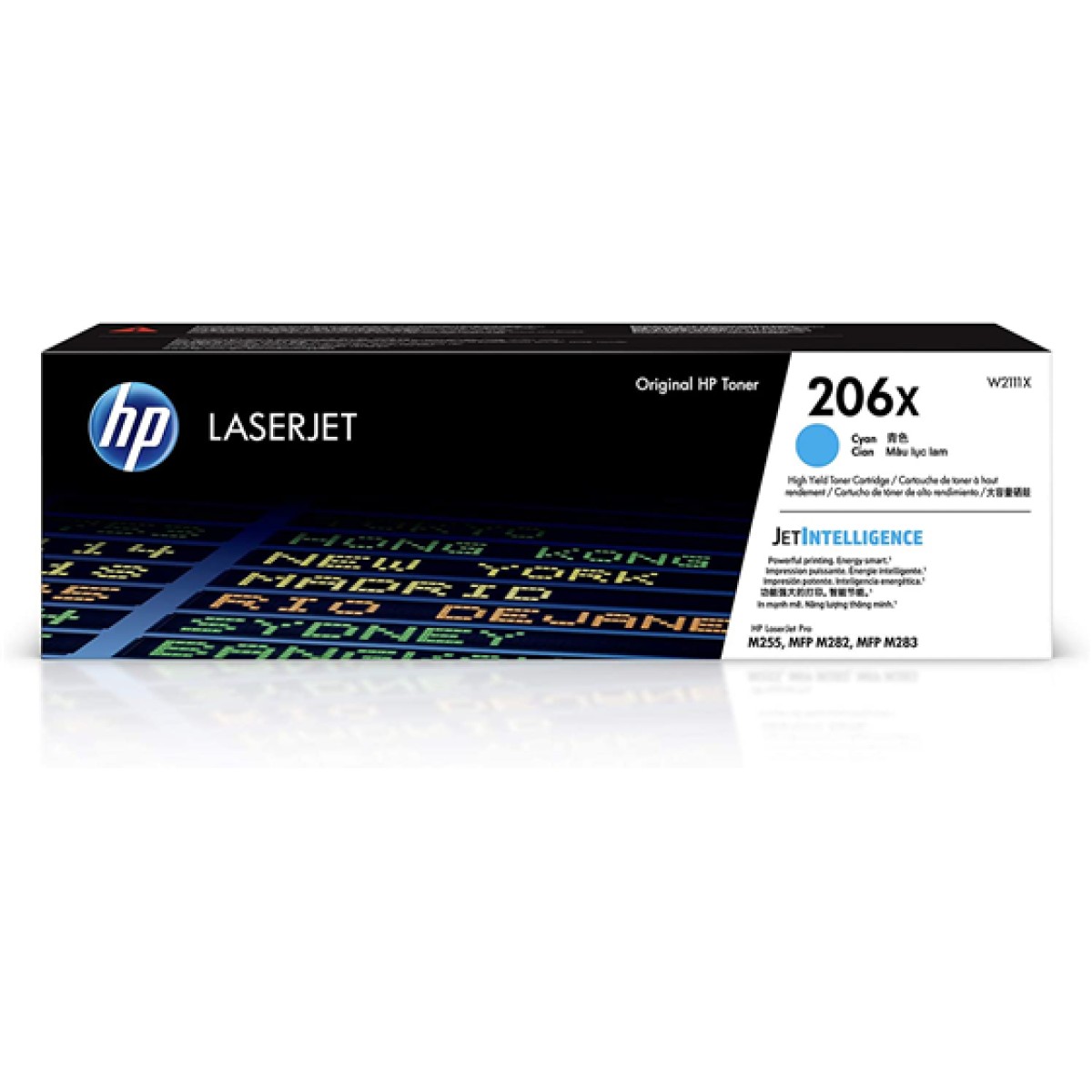 Toner Hp 206X W2111X Cyan Alto Rendimiento 2450 Paginas