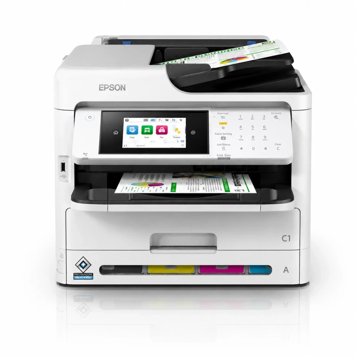 Impresora Epson WF-C5890 Multifuncional WiFi Dúplex PrecisionCore 4800×1200 dpi