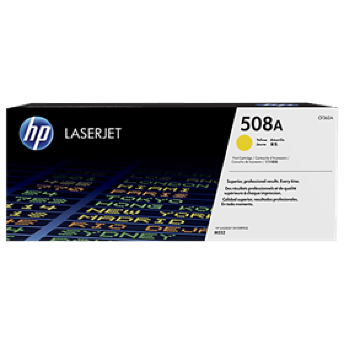 Toner Hp 508A – Cf362A – Amarillo – 5,000 Paginas – Para Impresora Laserjet M552/M553/M577