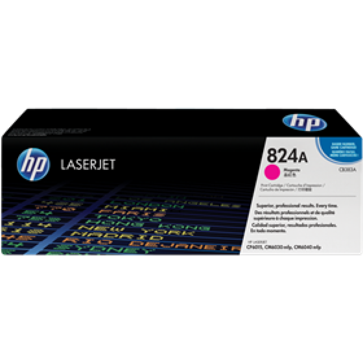 Toner Hp 824A Cb383A Magenta, 21000 Paginas Para Impresora Hp Laserjet Color – Cl2000, cm6030, cm6040, Cp6015