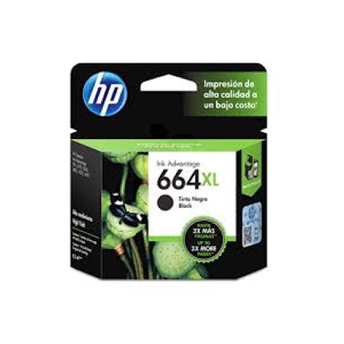 Cartucho Hp 664Xl – F6V31Al – Negro – 8.5Ml – Para Impresora Ink Advantage 2135 / 3635 / 4535 / 3835 / 1115 / 3775 / 3785