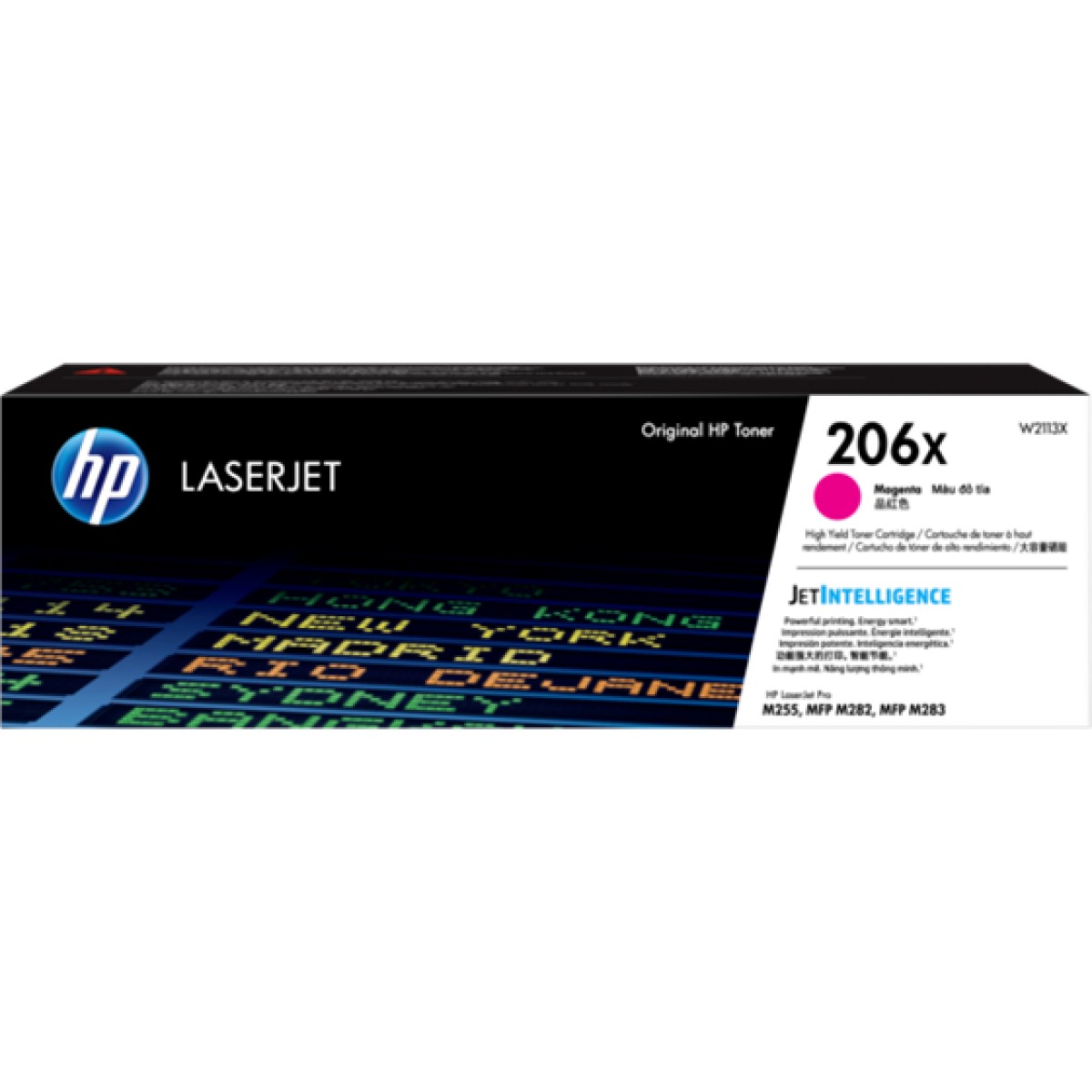 Toner Hp 206X W2113X Magenta Alto Rendimiento 2450 Paginas