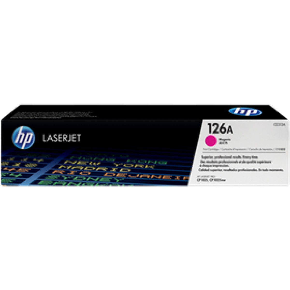 Toner Hp 126A Ce313A Magenta 1000 Paginas Para Impresora Color Laserjet Cp1025Nw M175