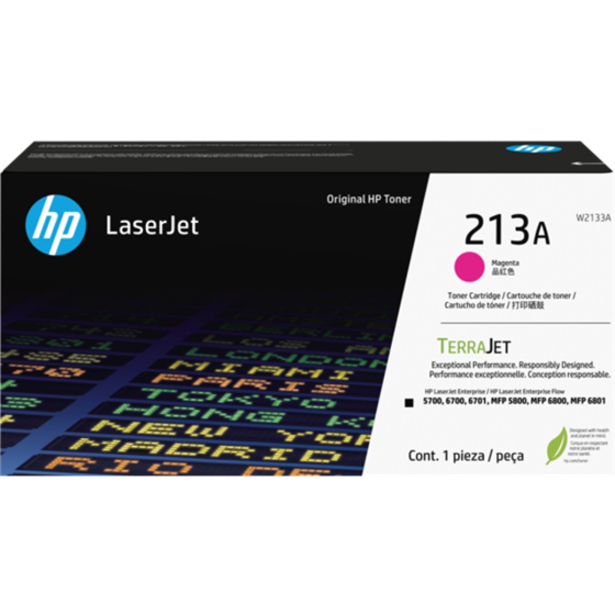 Toner Magenta Hp 213A W2133A 3000 Páginas Laserjet 5700 6700 Mfp 5800