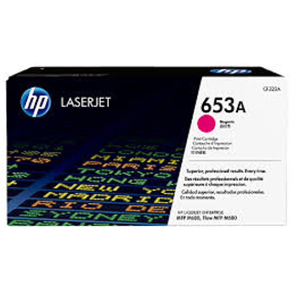 Toner Hp 653A – Cf323A – Magenta – 16,500 Paginas – Para Impresora Laserjet M680 Serie