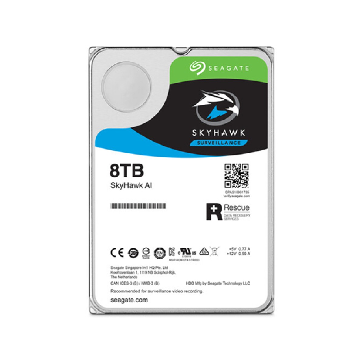 Disco Duro Interno 8Tb Seagate Skyhawk Sata 6 Gb/S 7200Rpm 3.5″