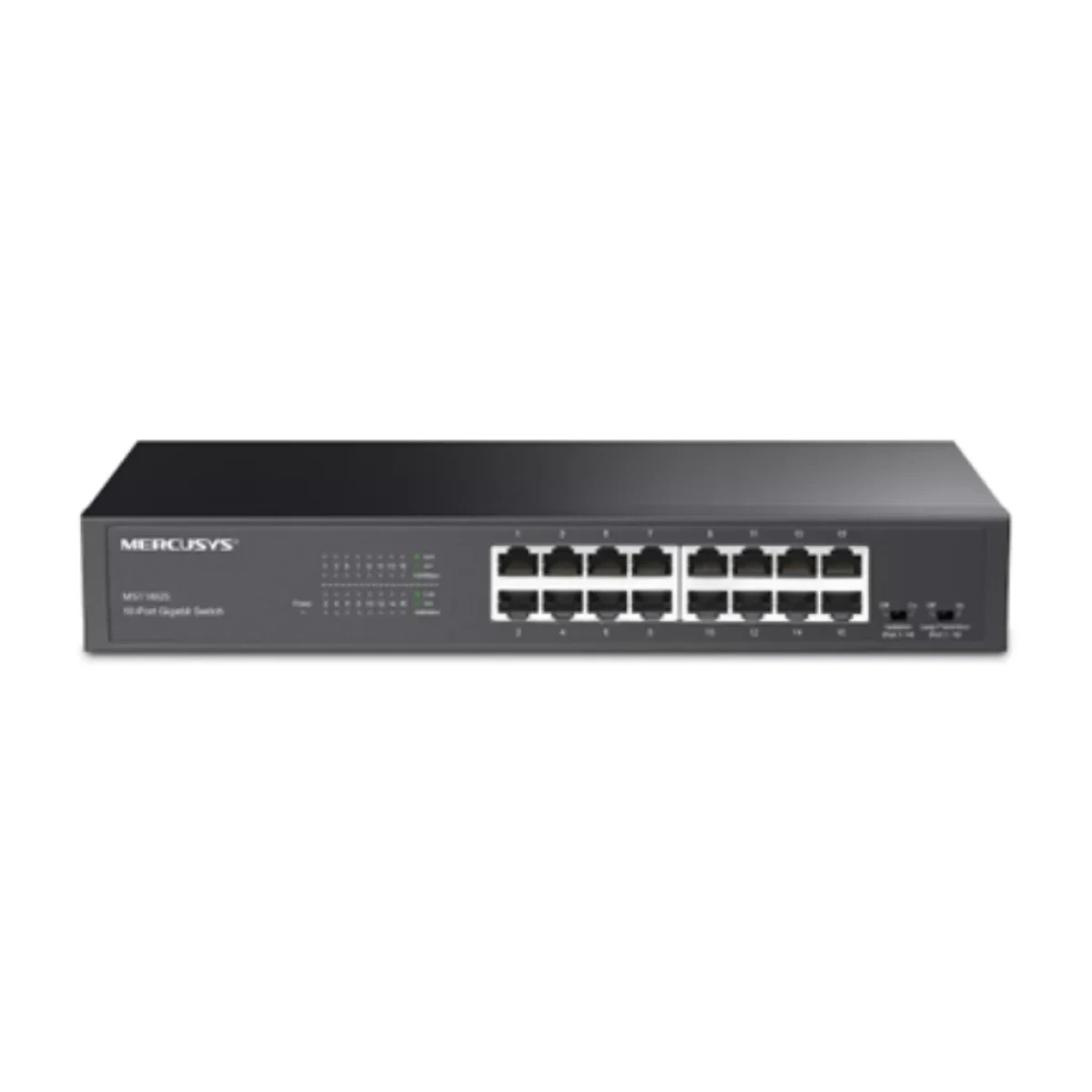 Switch Mercusys MS116GS 16 Puertos Gigabit Plug and Play Rack/Escritorio