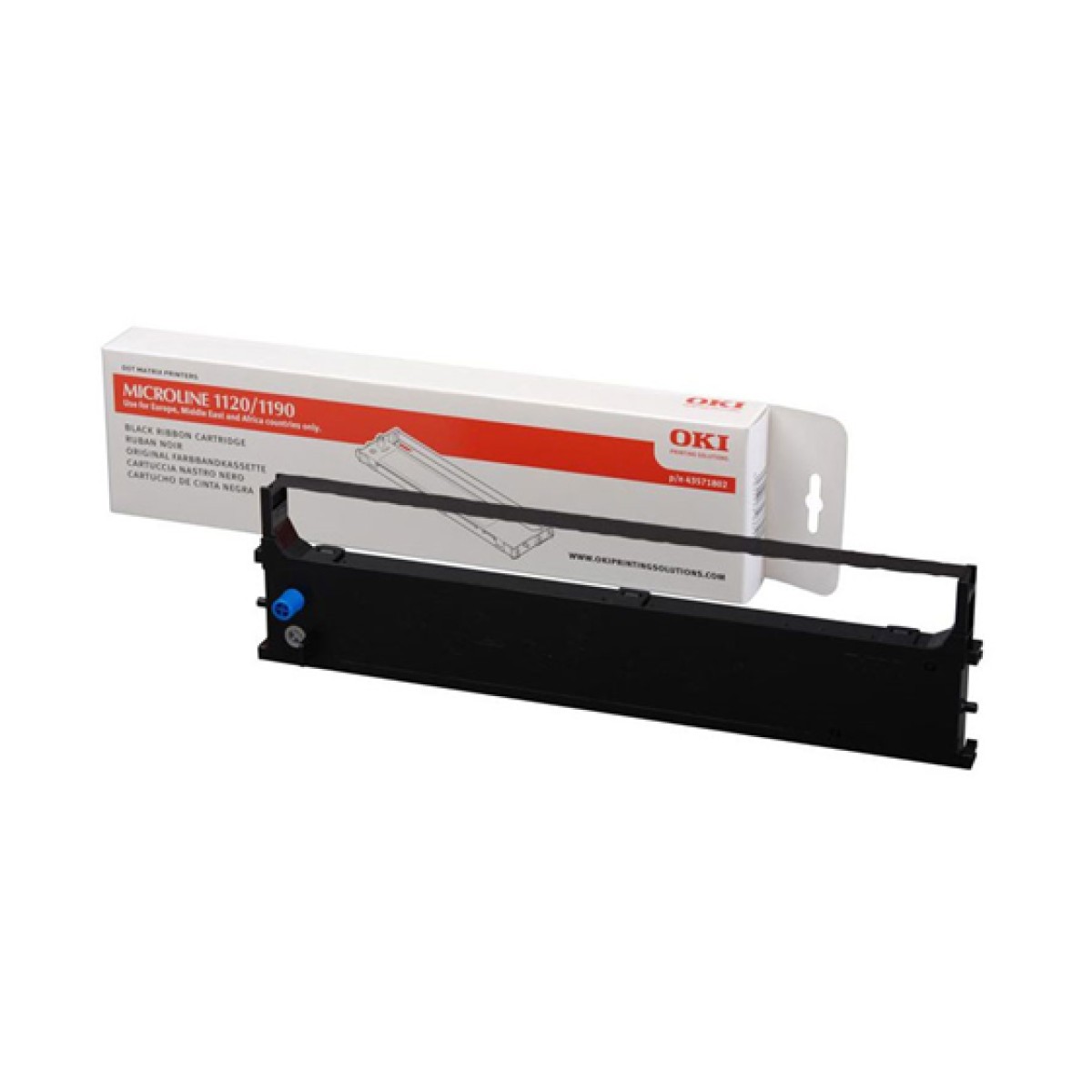Cinta Para Impresora Okidata Microline 1120 1190 Color Negro 4 Millones Caracteres
