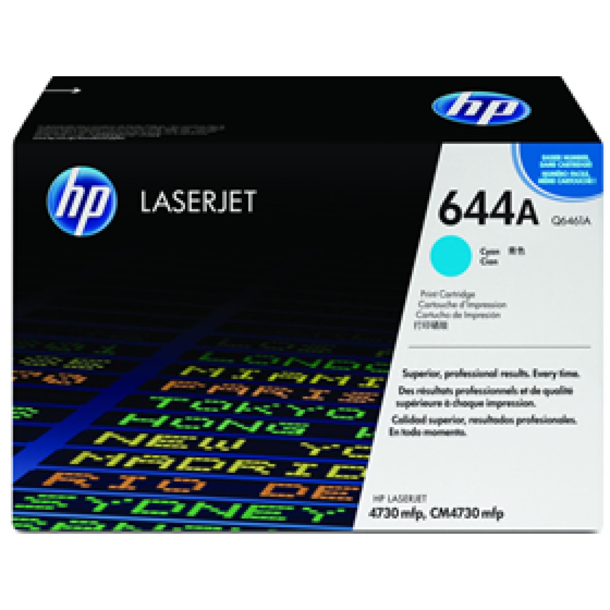 Toner Hp 644A – Q6461A – Cyan – 12,000 Paginas – Para Impresora Laserjet Color – 4730 Mfp- Cyan