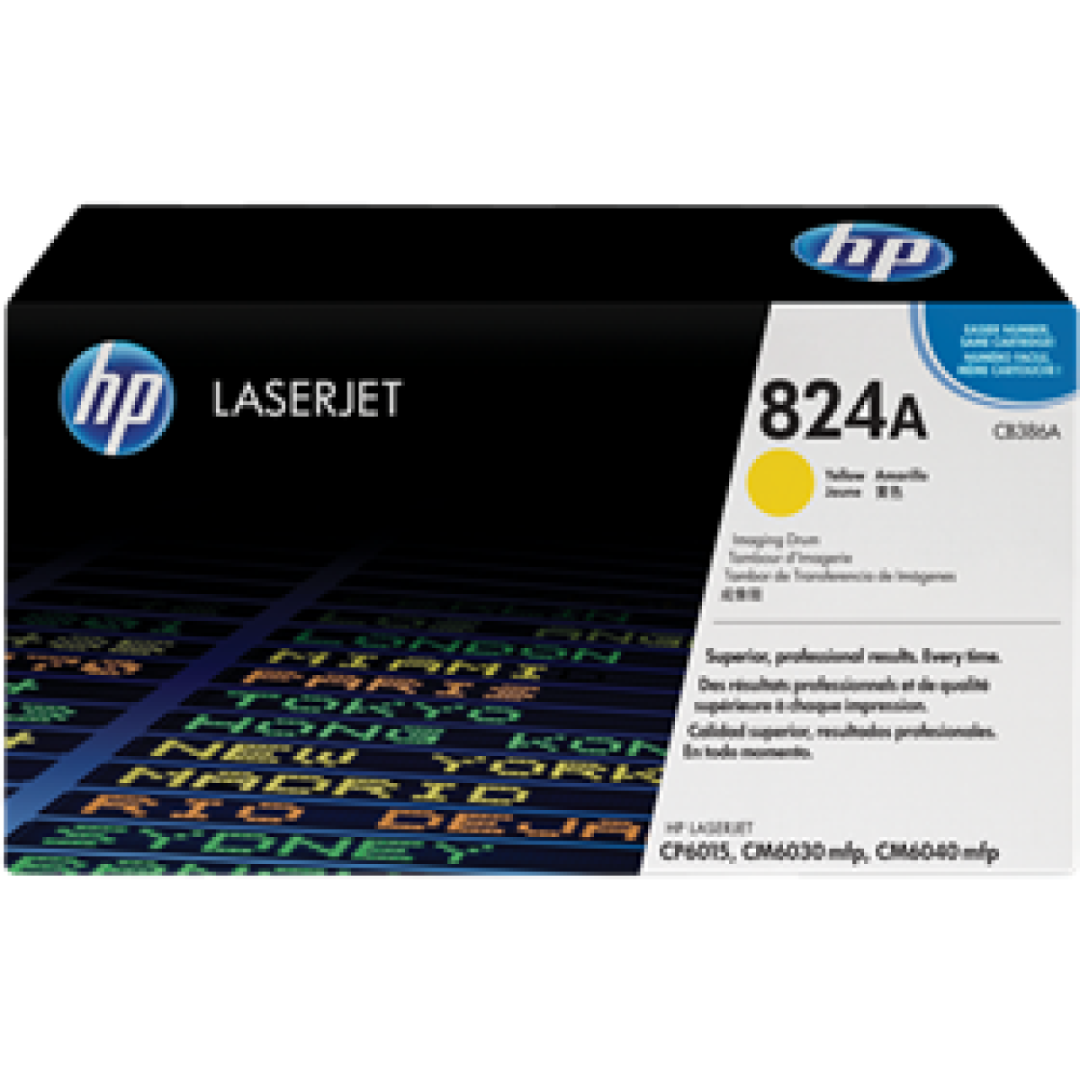 Toner Hp 824A – Cb386A – Tambor De Imagen – Amarillo – 23,000 Paginas – Para Impresora Laserjet Color – Cl2000, cm6030, cm6040, Cp6015