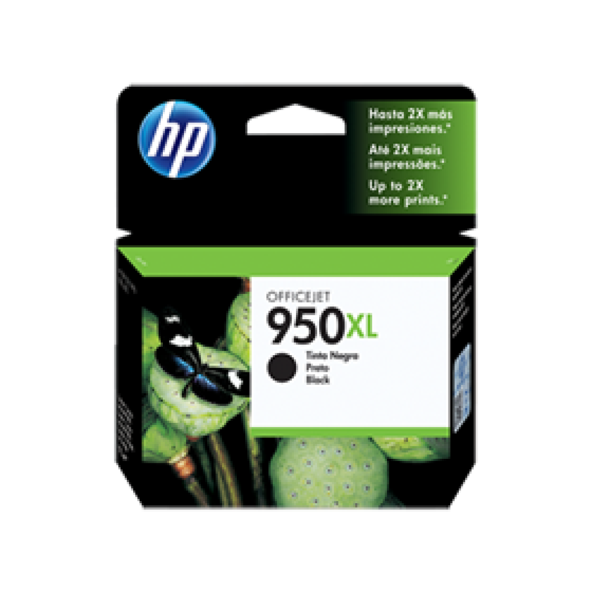 Cartucho Hp 950Xl – Cn045Al – Negro – 53Ml – Para Impresora Officejet Pro 251Dw / 276Dw / 8100 / 8600 / 8610 / 8620