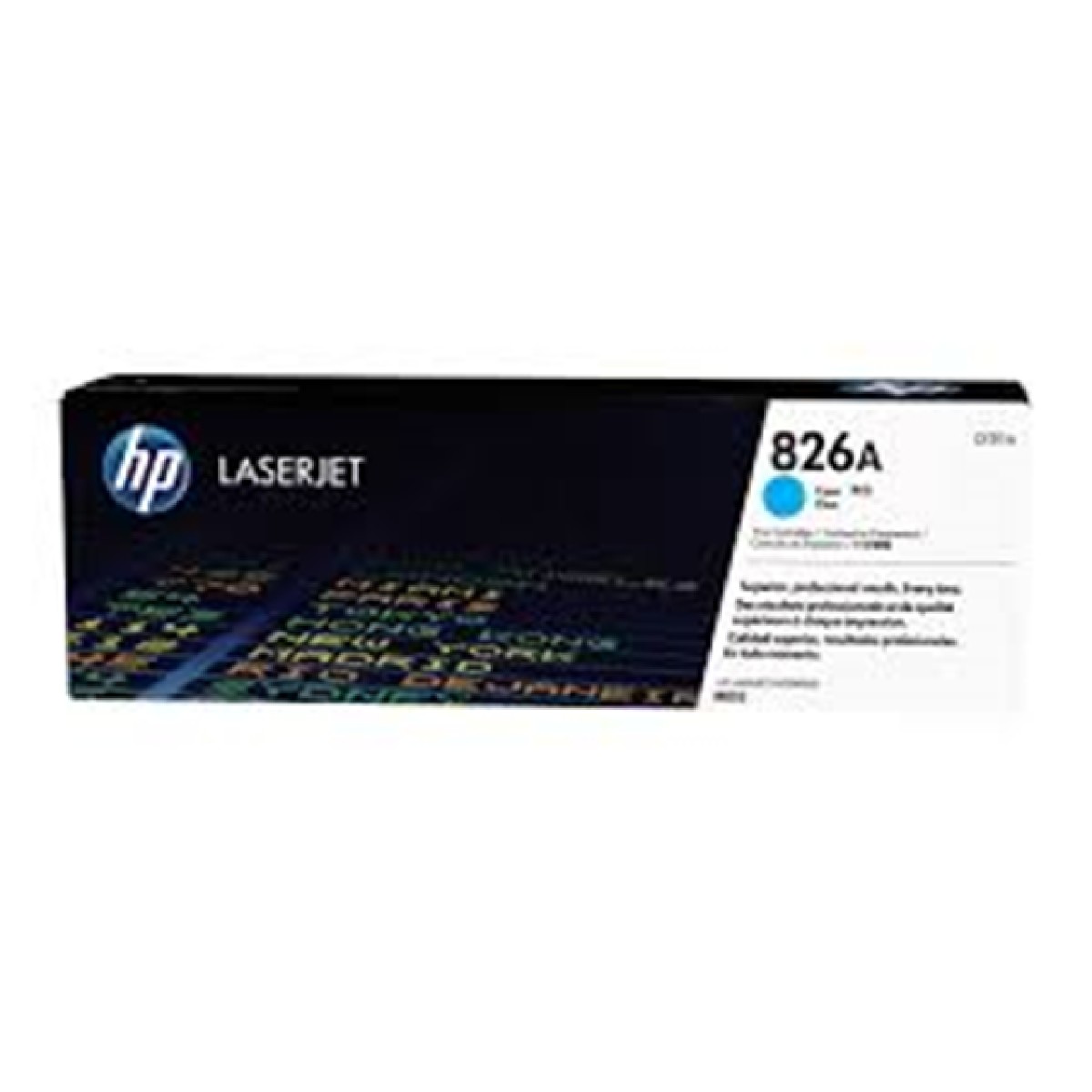 Toner Hp 826A – Cf311A – Cyan – 31,500 Paginas – Para Impresora Laserjet M855 Series