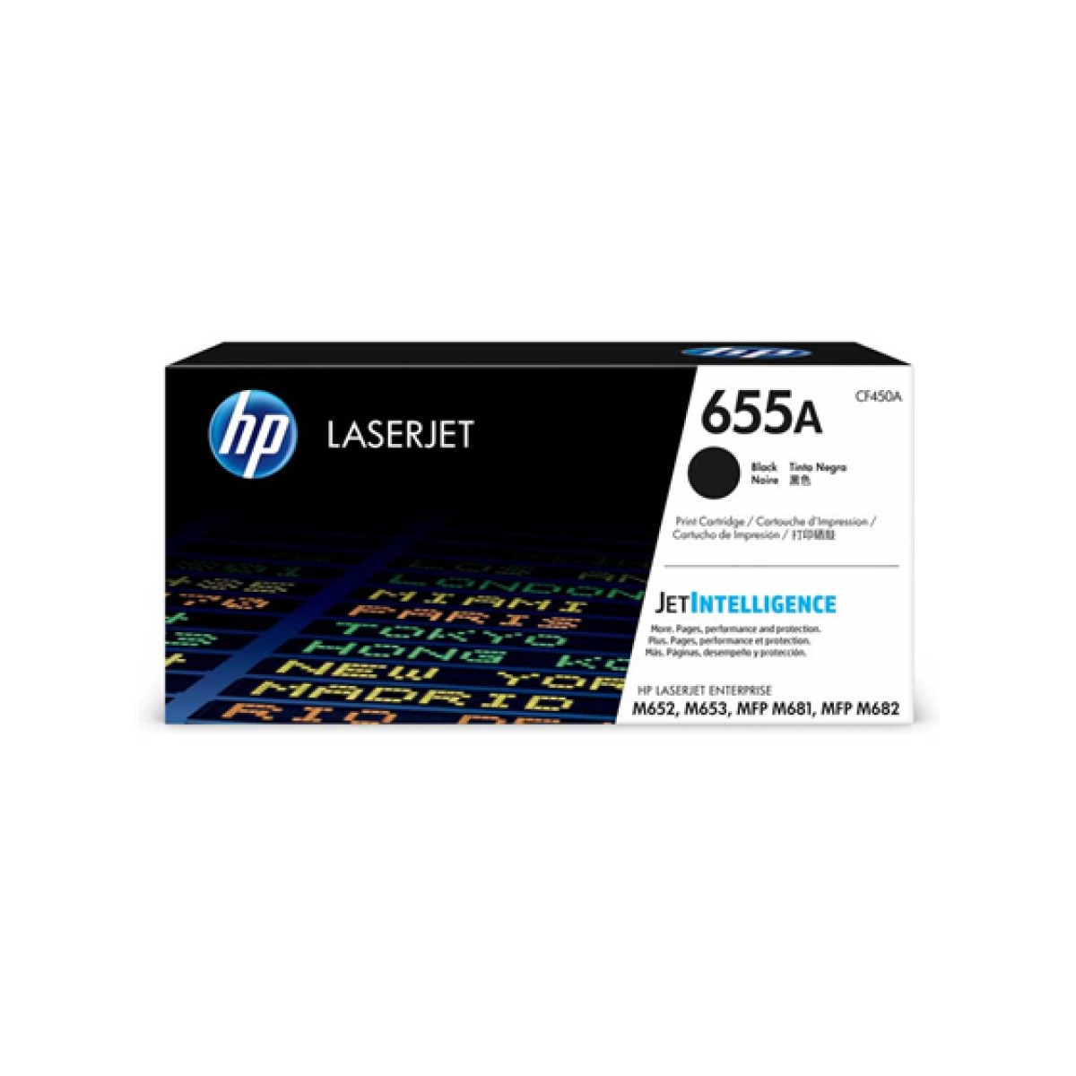 Toner Hp 655A Cf450A Negro 12500 Paginas Laserjet Color Enterprise