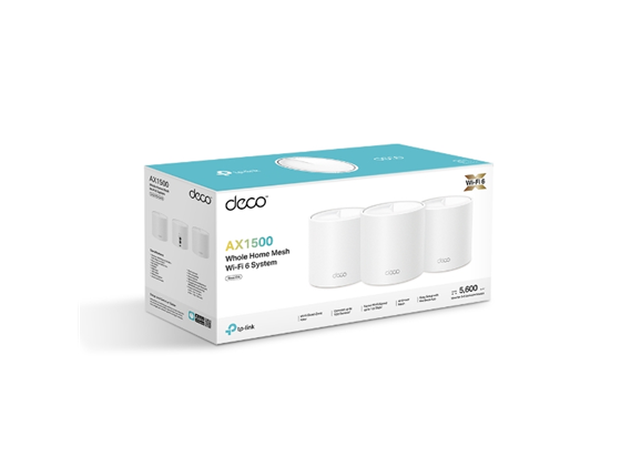 Router Wi-Fi 6 Mesh Tp-Link Deco X10 Ax1500 (3-Pack)