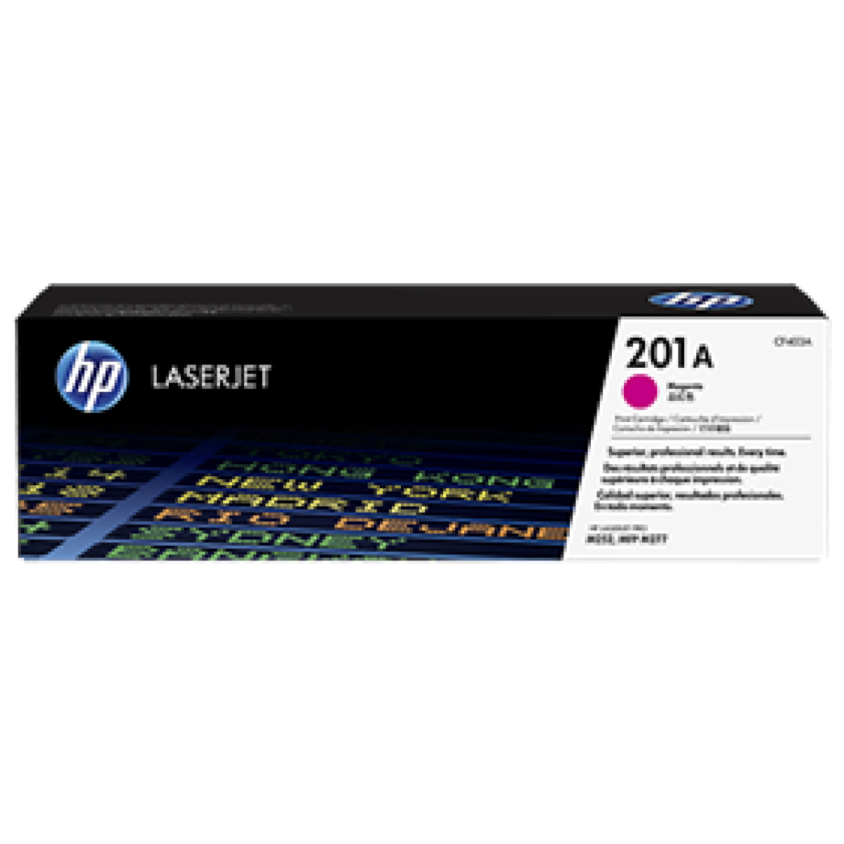 Toner Hp 201A – Cf403A – Magenta – 1,400 Paginas – Para Impresora Color Laserjet – M252, M277