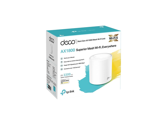 Router Mesh Wi-Fi 6 Tp-Link Deco X10 Ax1500 1-Pack