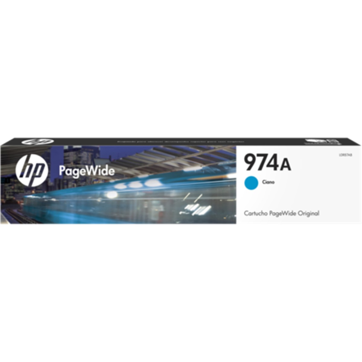 Cartucho Cyan Hp 974 L0R87Al 37Ml Para Pagewide Pro 452Dw 577Dw 477Dw