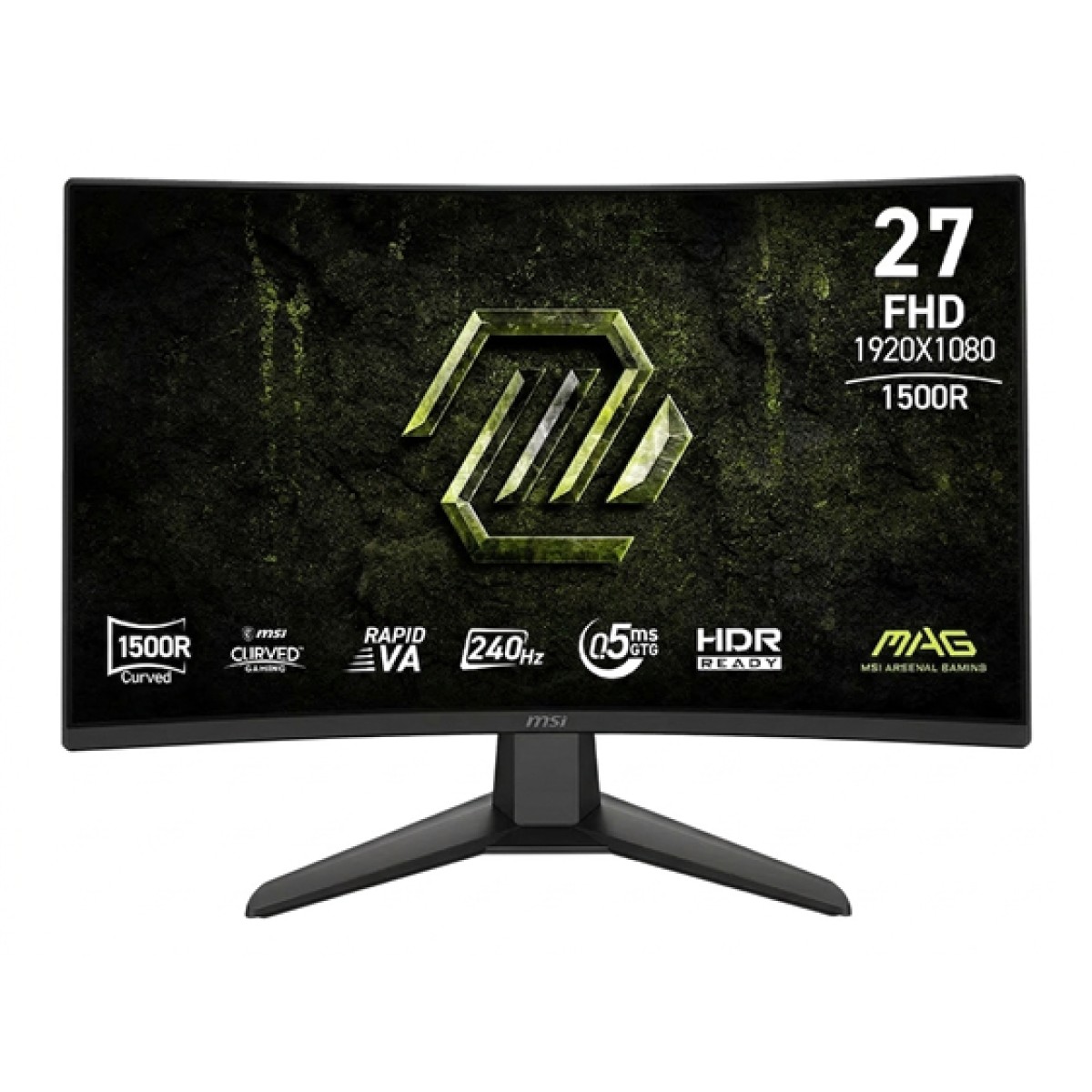 Monitor Msi Mag 274CF 27 Pulgadas 240 HZ Rapid VA Curvo FHD
