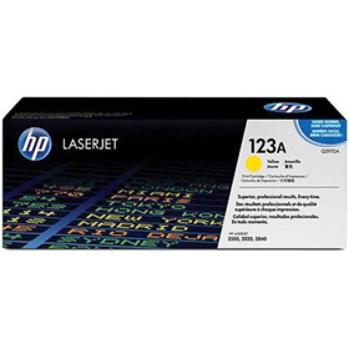 Toner Hp 123A – Q3972A – Amarillo – 2,000 Paginas – Para Impresora Laserjet – 2800/2820/2840