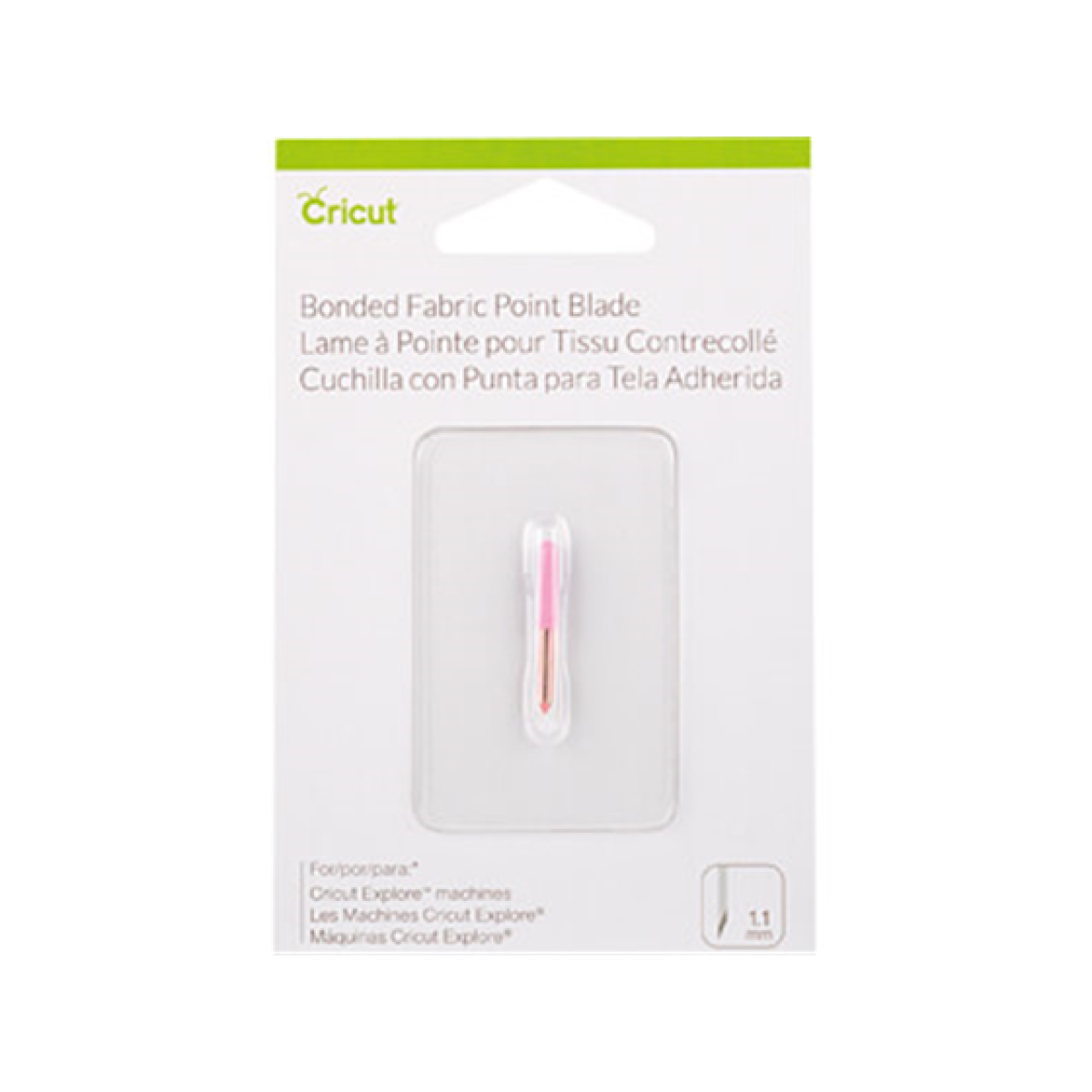 Cuchilla Cricut Repuesto 1.1 mm Para Tela Rosado