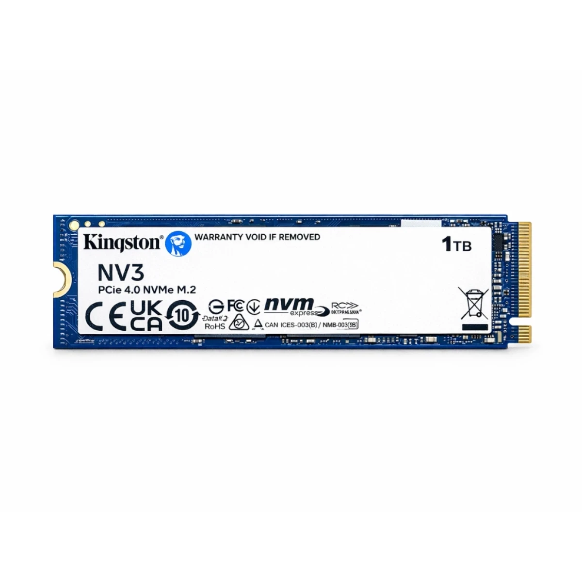 Disco SSD Kingston NV3 1000GB M.2 2280 PCIe 4.0 NVMe