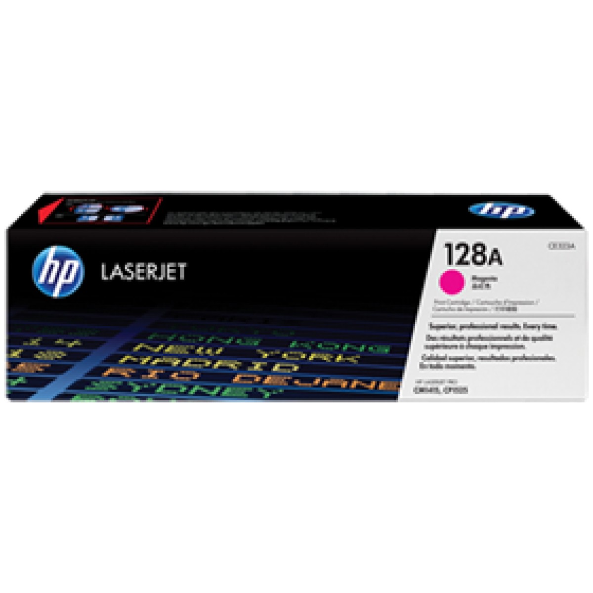 Toner Hp 128A – Ce323A – Magenta – 1,300 Paginas – Para Impresora Color Laserjet – Cp1525Nw, cm1415Fnw