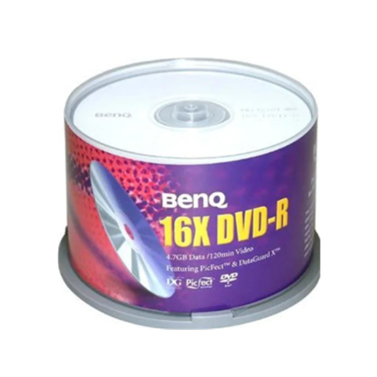 Dvd-R Benq 4.7GB 16X (50Pk) Logo