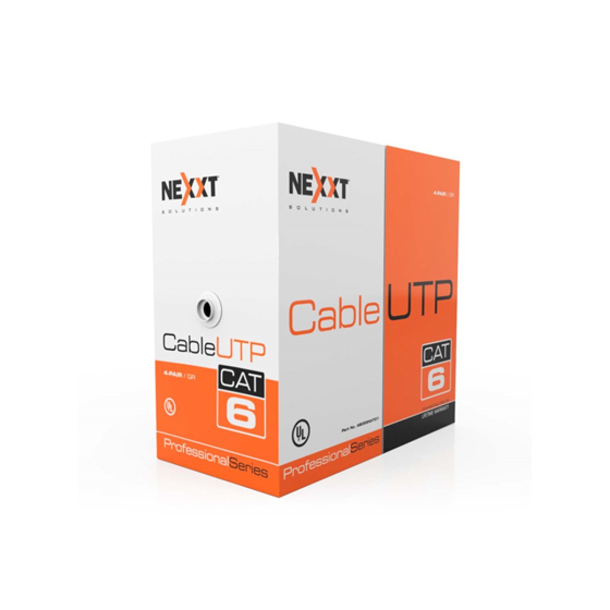 Caja De Cable Utp Nexxt Cat6 1000 Pies 23 Awg 100% Cobre