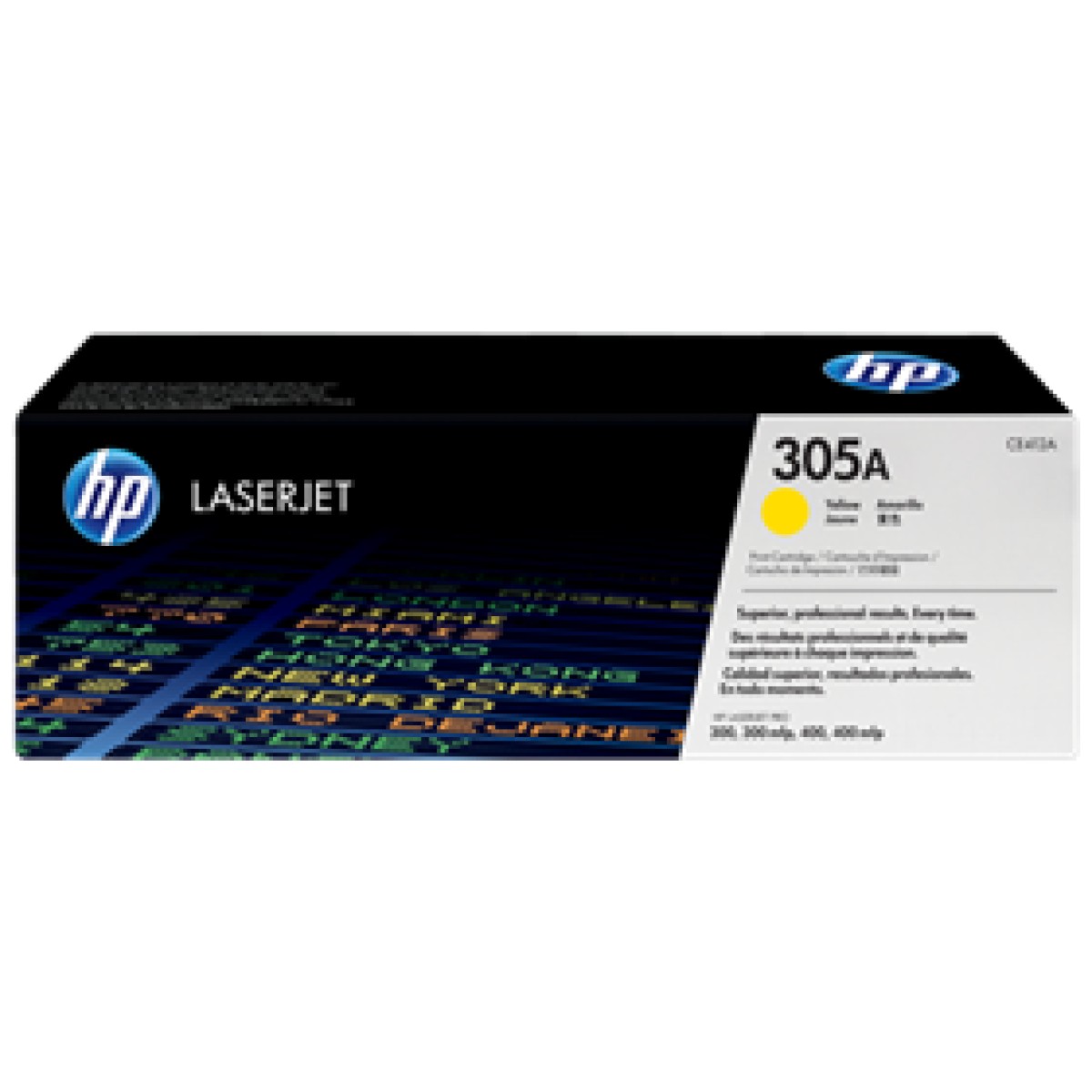 Toner Hp 305A – Ce412A – Amarillo – 2,600 Paginas – Para Impresora Color Laserjet Pro – M351A, M375Nw, M451, M475