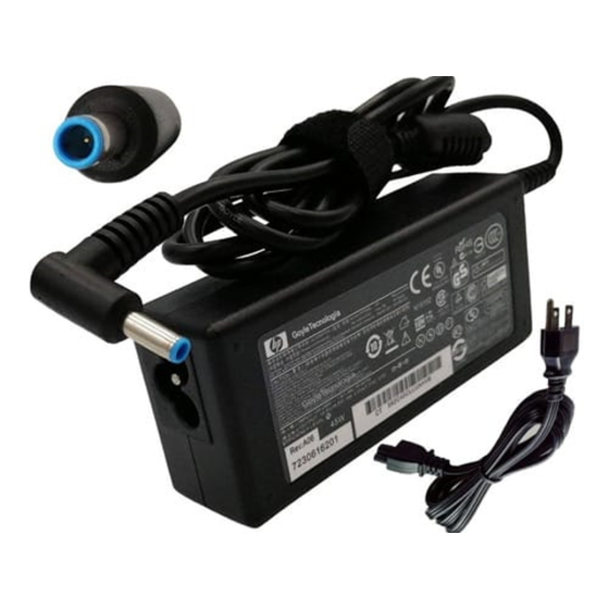 Cargador para Laptop HP, Plug Fino Azul, 19V 4.62A 90W