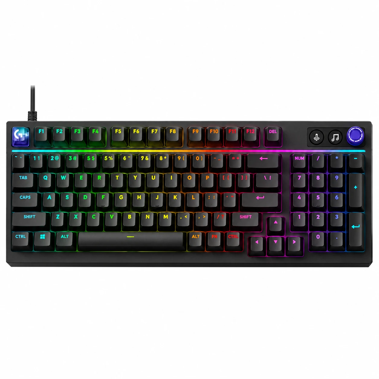 Teclado Logitech G316 X 98 Compacto Grafito