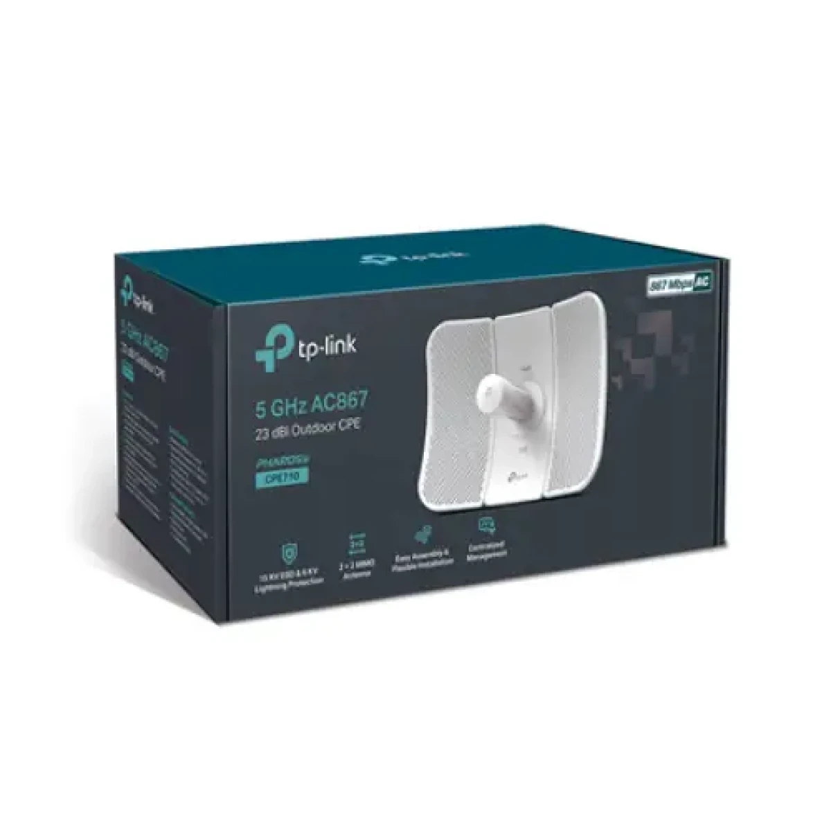 Access Point TP-Link CPE710 5GHz Outdoor 30 km con Antena Direccional